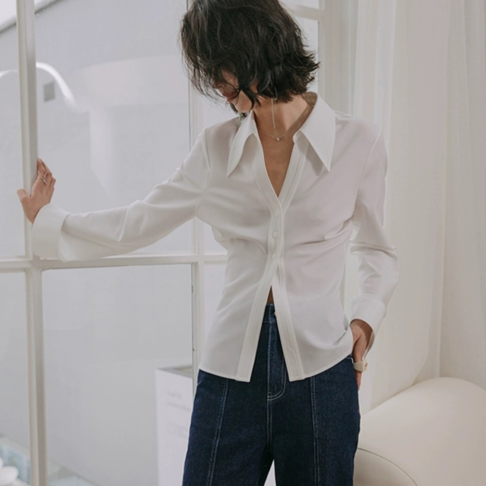 Designer white blouse